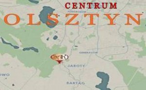 Mapa Olsztyn i okolice Hotel SAK